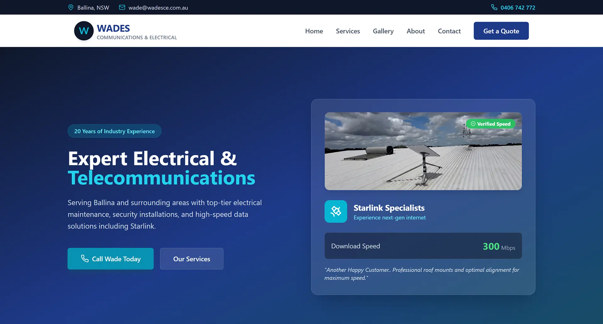 Wades Communications & Electrical